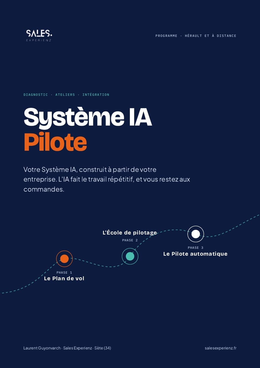 Couverture de la présentation Système IA Pilote